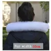 Scarves Real Fox Fur Collar 100% Natural Fur Scarf White Grey Peach Pink Fox Fur Winter Warm Scraves Men Women 7075cm Coat Accessories 231101