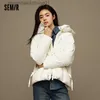 Women's Down Parkas Semir Down Jacket Women 2023 Winter New WindProof Waterproof Down JacketL231102