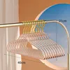 Cabides 10/20 pçs cabide anti-acrílico cabide de cristal adultos guarda-roupa organizador de roupas casa antiderrapante rack de secagem