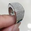 Anneaux de mariage CAOSHI magnifique bague brillante pour femmes bijoux de fête nobles avec accessoires de cérémonie de luxe en zircone brillante