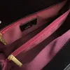 Tote Selsberg Borsa tote con caviale di perle di sirena Pelle di vitello Catena classica trapuntata in hardware Borsa a tracolla con manico intrecciato di lusso Designer Luxury Ladies Francia