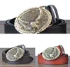 Head Men's Belt Fashion Versatile Leather Copper Buckle Motorcycle Men CZNR4936236