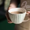 Tazze Nordic Ins Tazza da caffè Tazza da bere in ceramica Semplice esportazione Colazione Farina d'avena Tazza da tè per ufficio