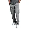 Pantalones para hombres 2023 Deportes Gris Suelto Casual Multi Bolsillo Ropa de trabajo Street Dance Fashion Guard