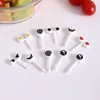 Forks 10Pcs/Box Eye Fruit Fork Grade Plastic Mini Cartoon Kids Cake Toothpick Bento Lunch Accessories Party Decor