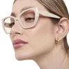 24 Nuovo modello di lusso multi-forma farfalla montatura per occhiali da donna italia importato puro-plancia fullrim55-19w1 8per prescrizione fullset design caso