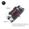 Tools PCycling 18 In 1 Bike Bicycle Multi Repair Tool Set Kit Hexagon Screwdriver Wrench Set Chain Rivet Mountain Cycle Tool Sets 231101