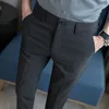 Männer Anzüge Hohe Qualität Business Kleid Hosen Männer 2023 Sommer Einfarbig Slim Fit Casual Anzug Klassische Büro Sozialen kleidung