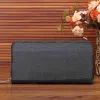 luxe designer portemonnee mode bloemen lange rits portefeuilles mannen vrouwen korte portemonnee hoge kwaliteit klassieke portemonnee geruite creditcardhouder clutch tassen M60017