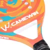 テニスラケットカムウィン高品質3Kカーボンとガラス繊維ビーチテニスラケットソフトラフな表面テニスラケットバッグとボールオプション231101