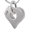 Pendant Necklaces MJD8238 Sell Peaceful Heart Memorial Urn Stainless Steel Cremation Pet Ashes Jewelry