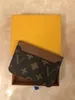 Bolsa de llaves Diseñadores Mini billetera Moda para mujer Llavero Anillo Titular de la tarjeta de crédito Monedero Monedero Caja original de lujo Carteras Monedero Bolso cruzado C89C89