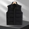 Mens Vest Designer Vest Women's Outerwear Autumn and Winter Black Goose Feather Material Loose Coat Fashion K3