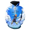 Hoodies masculinos 2023 Est Anime Haikyuu Cosplay 3D Impresso Homens Hoodie Pulôver Hip Hop Harajuku Moletom Casual Pullovers P