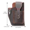 Sacs de taille hommes en cuir téléphone ceinture sac Pack étui Portable rétro portefeuille pour CA