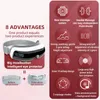 Eye Massager Electric 4D Muzyka Muzyka Kopres poduszek powietrznych wibracje Masaż Masaż Opieka Instrument Zmęczenie Zmęczenie Popraw sen L231102