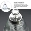 Nail Gel Glass Bottle Pump Polish Remover Push Down Dispenser Empty Press Liquid Containers