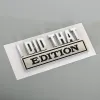 Décoration de fête 1pcs J'ai fait cette édition autocollant de voiture pour les accessoires auto de badge 3D Badge Emblem accessoires 8x3,5 cm