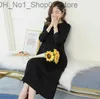 Maternity Dresses Long Knit Maternity Sweater Dress Autumn Winter Fashion Pregnant Women Pullover Straight Dresses Casual Loose Pregnancy Clothes Q231102