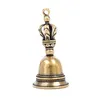 Decorative Figurines Brass Handicraft Die-casting Drop Magic Bell Key Car Button Wind Tibetan Bronze Creative Gift Home Decoration Pendant