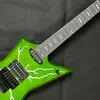 dimebag green wah。稲妻インレイエレクトリックギター無料船を燃やします