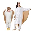 Pyjamas enfants drôle dessin animé Cosplay Onesie bébé Animal Halloween pyjamas garçons filles mignon écureuil volant Kigurumi 231101