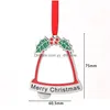 Pendants Christmas Sublimation Diy White Blanks Ring Bell Tree Decorations Zinc Alloy Merry Shaped Keychain 1013 Mm Drop Delivery Ho Dhxbq