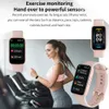 Femmes montre intelligente Bracelet intelligent exercice fille pression artérielle fréquence cardiaque IP68 étanche dames femme Smartwatch pour Smartphone