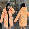 Damenjacke Winterparka Daunenjacke aus Baumwolle Lässiger langer Mantel Lose dicke warme Kapuzenparkas Wasserdichte Oberbekleidung 231101