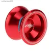 Yoyo professionnel magique Yoyo jouet insensible yoyo T5 Overlord en alliage d'aluminium métal Yoyo 8 roulement à billes KK avec ficelle pour enfants jouetsL231102