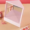 Compact Mirrors 2colors Non-Reversing Cosmetic Stand Mirror For True Reflection Vanity Makeup H7H3 231102