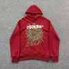 Erkek Hoodies Sweatshirts Hip Hop Örümcek Web Baskı Erkekler Moda Uzun Kollu Kapşonlu Pantolon Gotik Punk Büyük Boy Kış Kapüşonlu Tops 41