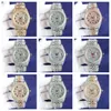 Montre de luxe Relojes babysbreath diamant montre 41mm mouvement mécanique automatique boîtier en acier bracelet en caoutchouc montres pour hommes montres de luxe montres-bracelets