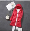 Parkas Women's Long Puffer Jackets New Winter 90% White Duck Warm Hat Detachable Fe Ultra Lightweight Packable Down Coats L231102