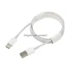 Kable telefonu komórkowego Szybkie USB-C 1M 3 stóp ładowanie typu C ładowarka USB dla galaktyki S21 S20 Uwaga 20 Dane Adapter Dostawa telefony DH74I