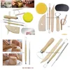 Hantverksverktyg UPS 8st/Set återanvändbart DIY -verktygssats Hem Handarbete Clay Scpture Ceramics Molding Ding Wholesale Drop Delivery Garden Arts Dhdka