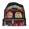 Bérets Arrivée Childs Horreur Halloween Bonnet Tricoté Chapeau Accessoires Automne Hiver Chaud Mariée De Chucky Skullies Bonnets Pour Hommes