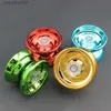 Yoyo 4 kolory Kids Magic Yoyo Responsive Szybkie aluminium aluminium jo-jo cnc z wirującą sznurkiem dla chłopców dziewczęta dziecil231101