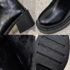 Boot Knee High Chelsea Boots Winter Warm Furry Casual Shoes Female Heels Zippers Ladies 2023 Western Long 231101