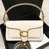 10a högkvalitativa designer kvinnor tabby koppling väskor äkta läder baguette påse crossbody guld kedja plånbok mens dam handväska pochette totes axelväskor plånböcker