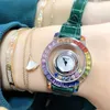 Montre de luxe babysbreath Montre diamant mouvement à quartz suisse boîtier en acier bracelet en caoutchouc montres pour femmes montres-bracelets étanches