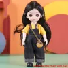 Dolls 16cm Bjd Dolls for Girls 18 Bjd Doll DIY Toy Doll With Clothes Dress Up Fashion Dolls 13 Movable Joint Baby 3D Big Eyes Munecas 231102