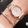 Womens Watches Luxury Women Bracelet Quartz For Magnetic Watch Ladies Sports Dress Pink Dial Wrist Clock Relogio Feminino 231101