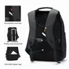 Sac à dos étanche avec chargeur USB, sac d'école antivol pour hommes, adapté à un ordinateur portable de 15.6 pouces, voyage de grande capacité