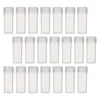 Opslagflessen 120 PCS PLASTIC DRAM VIALS DUIDS CONTAINER DICT Tiny Round Round Bottled Cover Monster Small Bottle