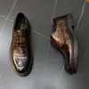 Modische Herren-Oxford-Freizeitschuhe, Müßiggänger, Saffiano-Flats, Löwenzahn, Italien, schöne niedrige Oberteile, elastisches Band, Fischschuppen-Leder, Designer-Loafer, Walk-Sneaker, Box EU 38–45