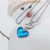 Ketten 3 Stück Freund Halskette für Frauen modische blaue Zink -Legierung Mond Star Anhänger BFF Freundschaft Schmuck Geschenk