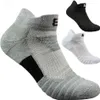 3 paires de chaussettes de sport de grande taille en coton éponge épais respirant noir blanc coupe basse en plein air course sans spectacle chaussettes de voyage pour femmes288F