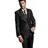 Costumes pour hommes Beaux garçons d'honneur Notch Lapel Groom Tuxedos Hommes Robe de mariée Homme Veste Blazer Dîner de bal (Veste Pantalon Cravate Gilet) A259