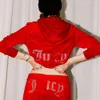 Hot Diamond Corean Velvet Women Tracksuits Designer Pink Hoodie Jackt